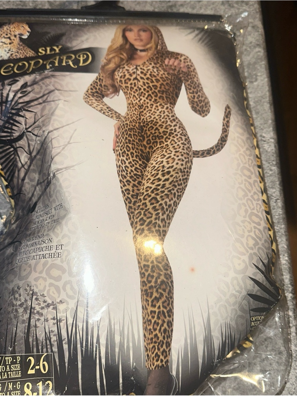 Sly Leopard Full-Body Leopard Print Costume